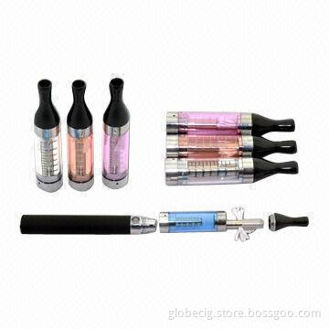 Electronic cigarette atomizers, kanger boge T2, with 2.4ml capacity and clear glass tube